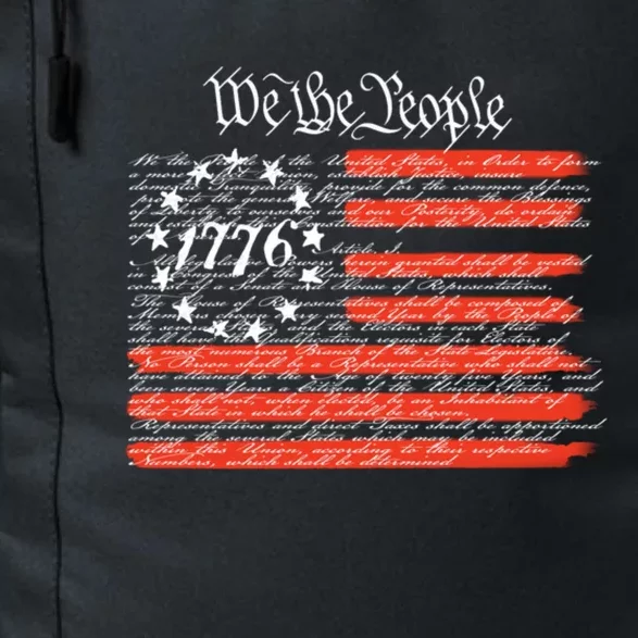 We The People American Flag Constitution Daily Commute Backpack