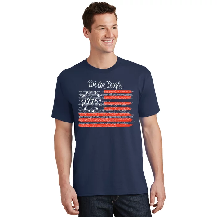 We The People American Flag Constitution T-Shirt