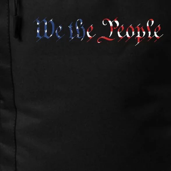 We The People US Constitution 1776 Freedom American Flag Daily Commute Backpack