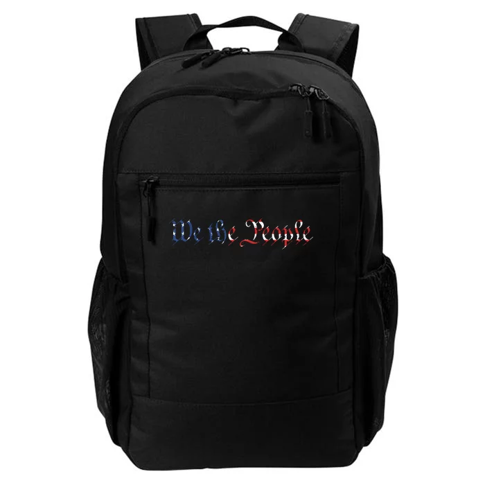 We The People US Constitution 1776 Freedom American Flag Daily Commute Backpack