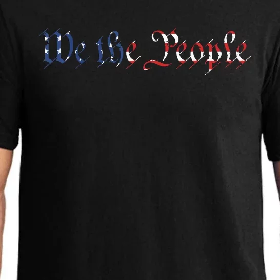 We The People US Constitution 1776 Freedom American Flag Pajama Set