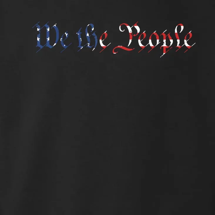 We The People US Constitution 1776 Freedom American Flag Toddler Hoodie