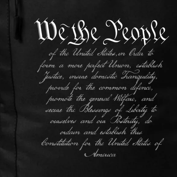 We The People US Constitution 4th Of July Patriotic Daily Commute Backpack