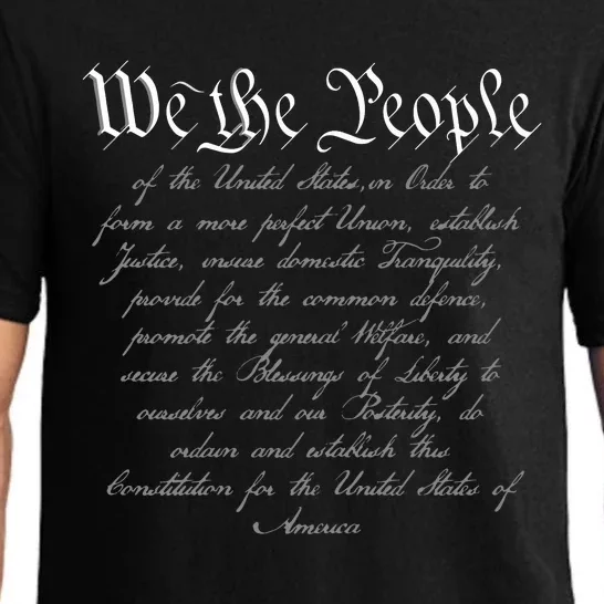 We The People US Constitution 4th Of July Patriotic Pajama Set