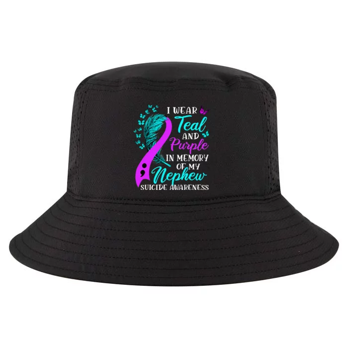 Wear Teal Purple in memory of my Nephew Suicide Awareness Cool Comfort Performance Bucket Hat