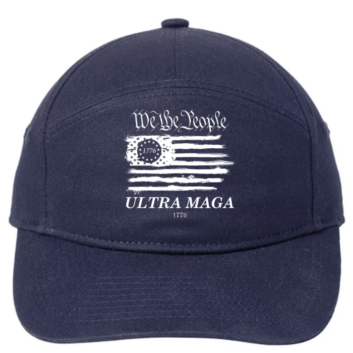 We The People Ultra MAGA Proud Betsy Ross 1776 Flag 7-Panel Snapback Hat