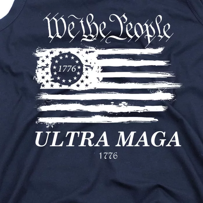 We The People Ultra MAGA Proud Betsy Ross 1776 Flag Tank Top