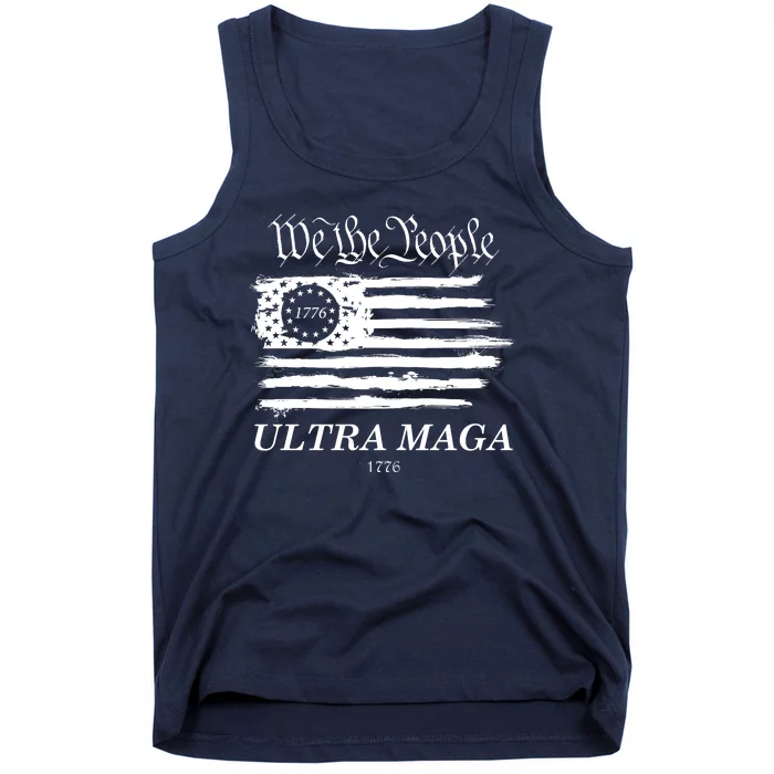 We The People Ultra MAGA Proud Betsy Ross 1776 Flag Tank Top