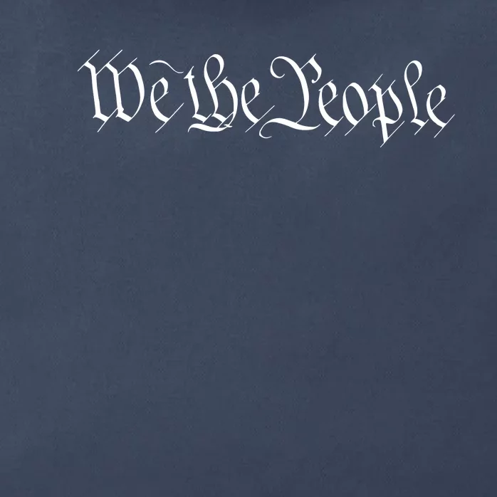 We The People USA Preamble Constitution America Zip Tote Bag