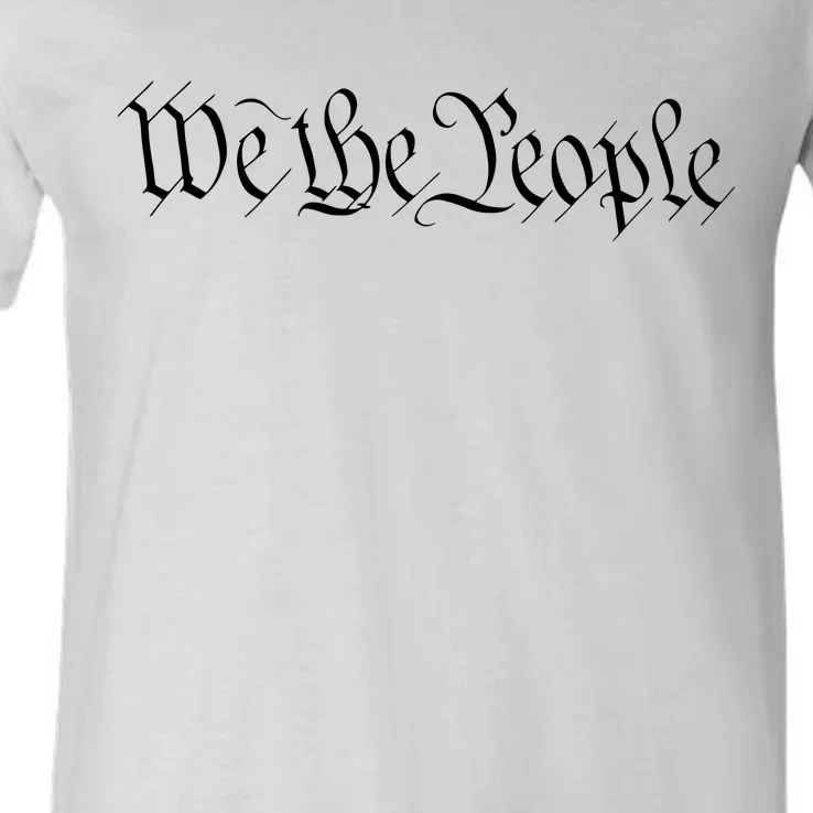 We The People USA Preamble Constitution America V-Neck T-Shirt