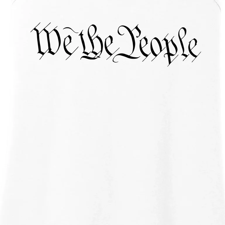 We The People USA Preamble Constitution America Ladies Essential Tank