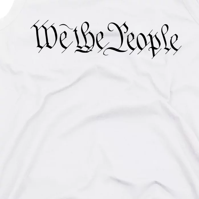 We The People USA Preamble Constitution America Tank Top