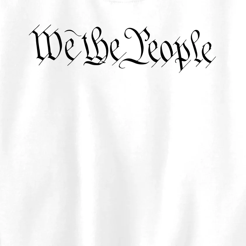 We The People USA Preamble Constitution America Kids Sweatshirt