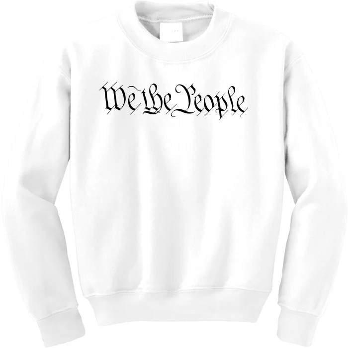 We The People USA Preamble Constitution America Kids Sweatshirt