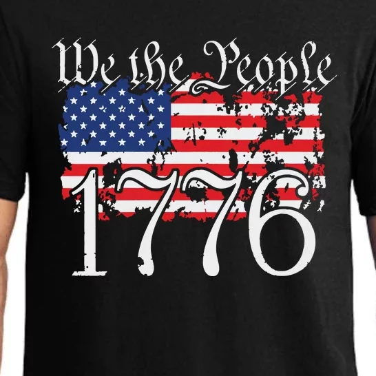 We The People 1776 US Constitution Freedom American Flag Pajama Set