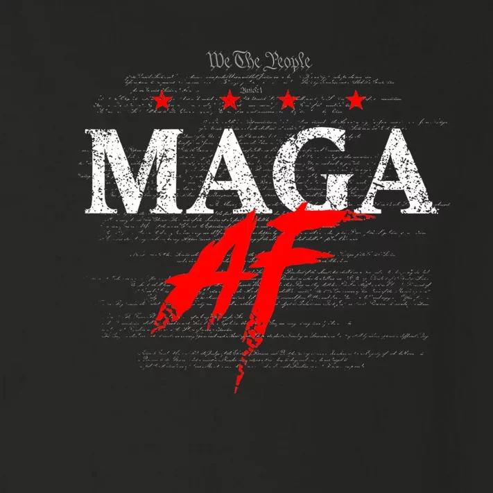 We The People Maga Af Toddler Long Sleeve Shirt