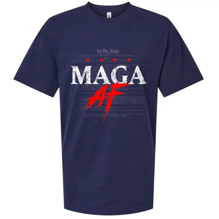 We The People Maga Af Sueded Cloud Jersey T-Shirt