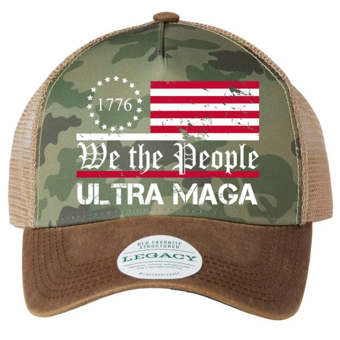 We The People 1776 Ultra Maga Legacy Tie Dye Trucker Hat