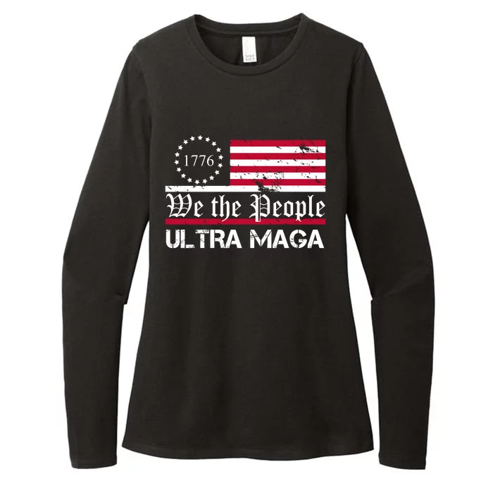 We The People 1776 Ultra Maga Womens CVC Long Sleeve Shirt