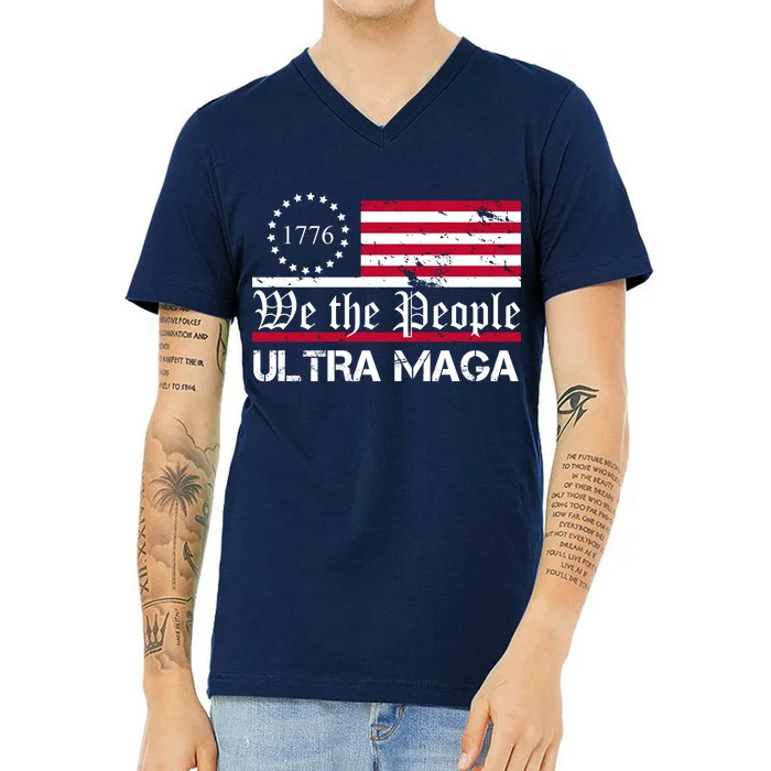 We The People 1776 Ultra Maga V-Neck T-Shirt