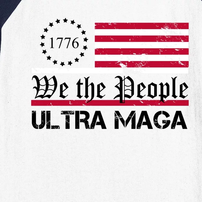 We The People 1776 Ultra Maga Baseball Sleeve Shirt