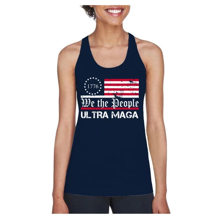 We The People 1776 Ultra Maga Women's Racerback Tank