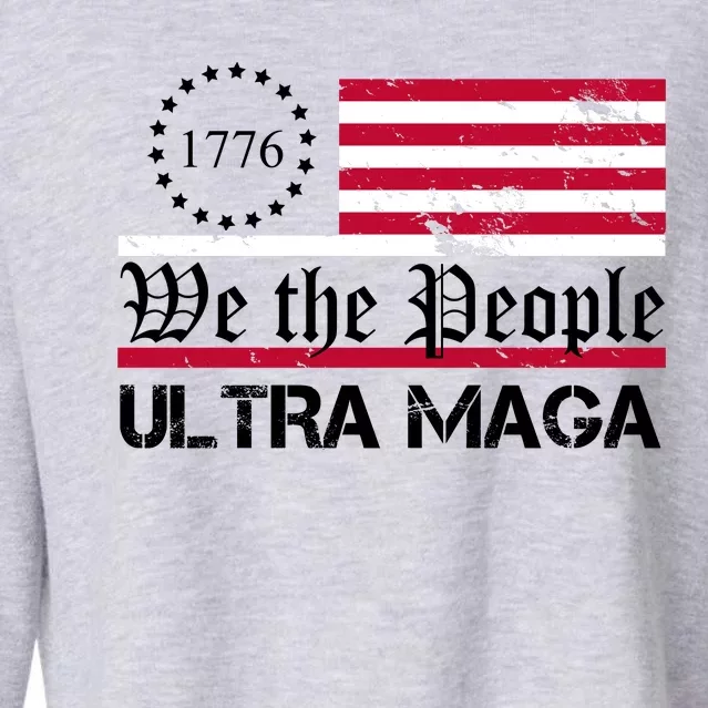 We The People 1776 Ultra Maga Cropped Pullover Crew