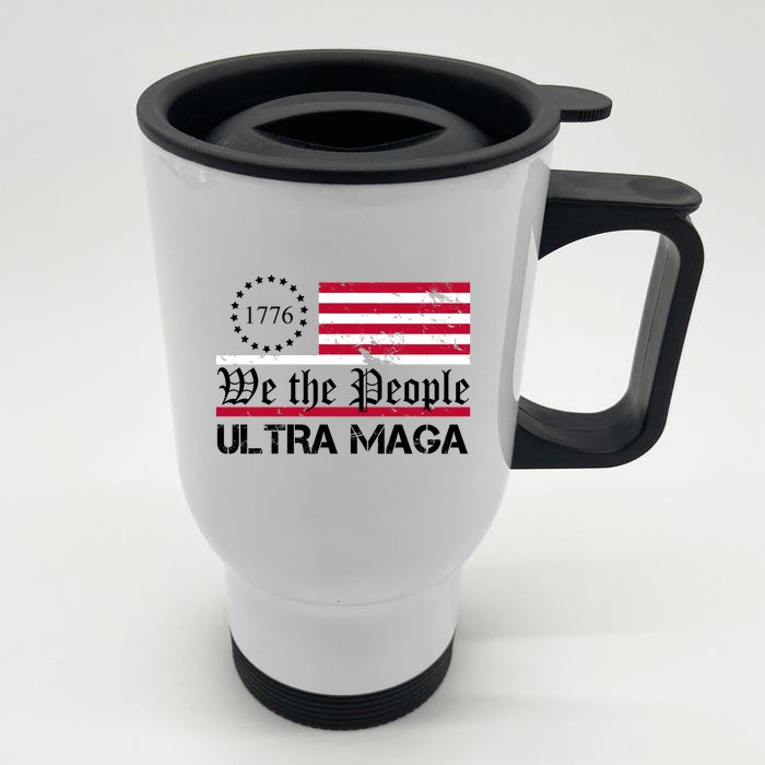 We The People 1776 Ultra Maga Front & Back Stainless Steel Travel Mug