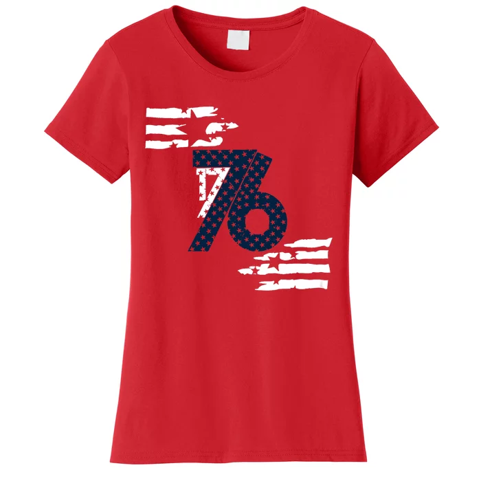 We The People 1776 American Flag Women's T-Shirt