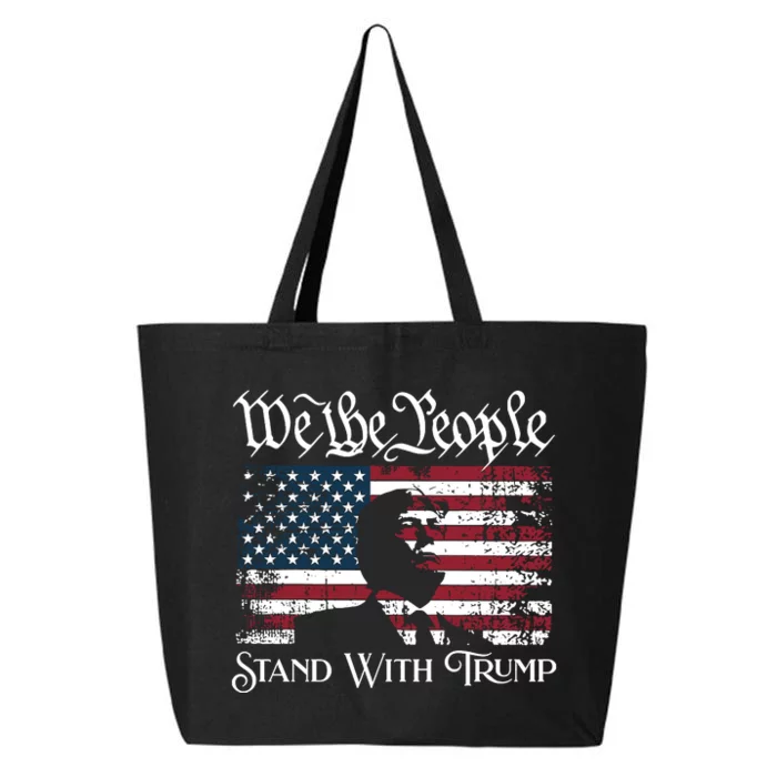 We The People Stand With Trump 25L Jumbo Tote