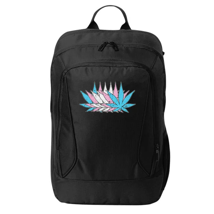 Weed Transg Pride Marijuana Lgbtq Pothead Stoner City Backpack