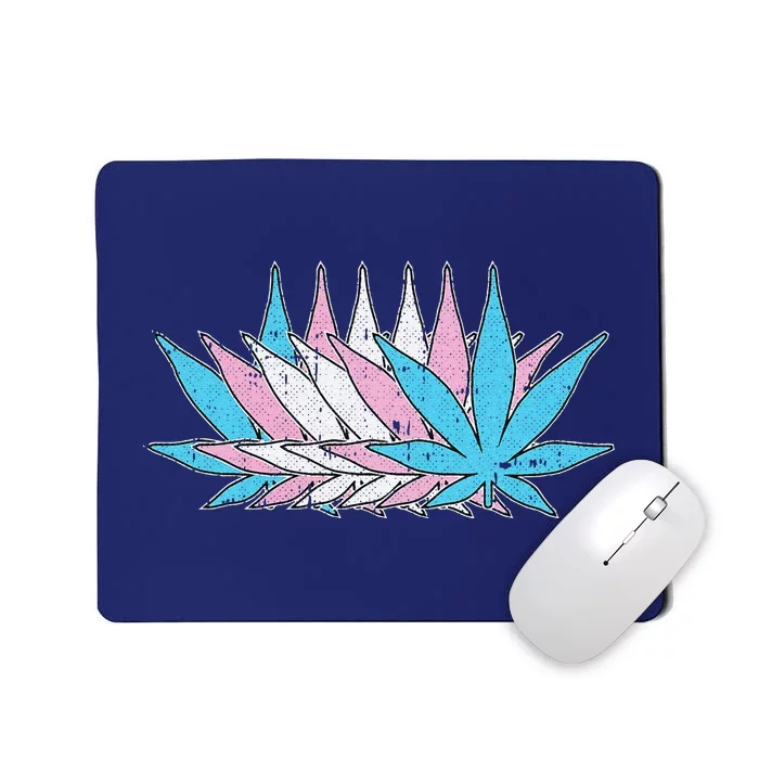 Weed Transg Pride Marijuana Lgbtq Pothead Stoner Mousepad