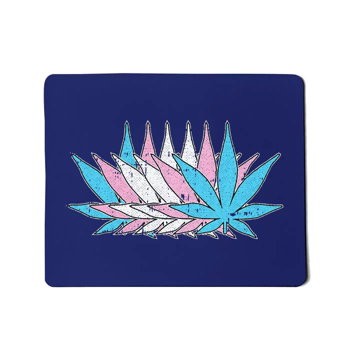 Weed Transg Pride Marijuana Lgbtq Pothead Stoner Mousepad