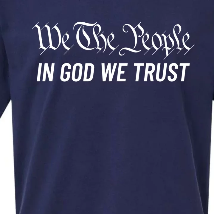 We The People In God We Trust Us Constitution We The People Cute Gift Sueded Cloud Jersey T-Shirt