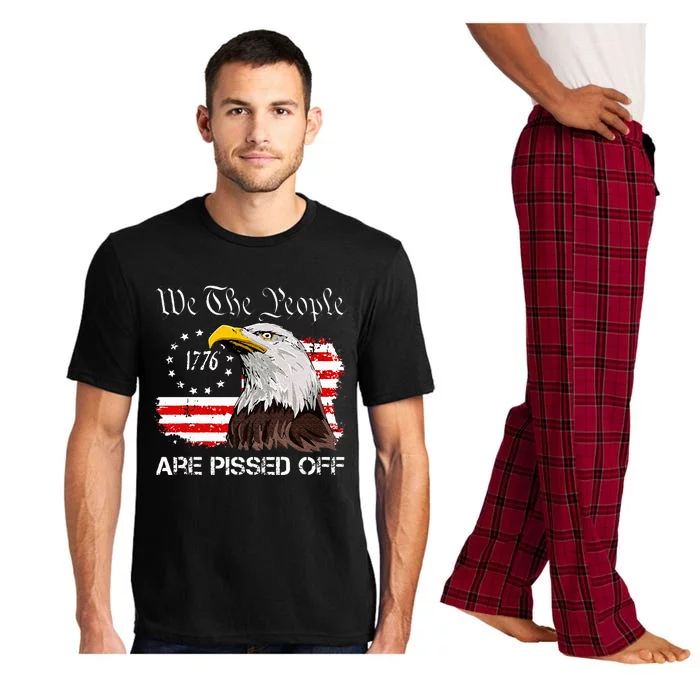 We The People Are Pissed Off Vintage Us American Flag Eagle Pajama Set