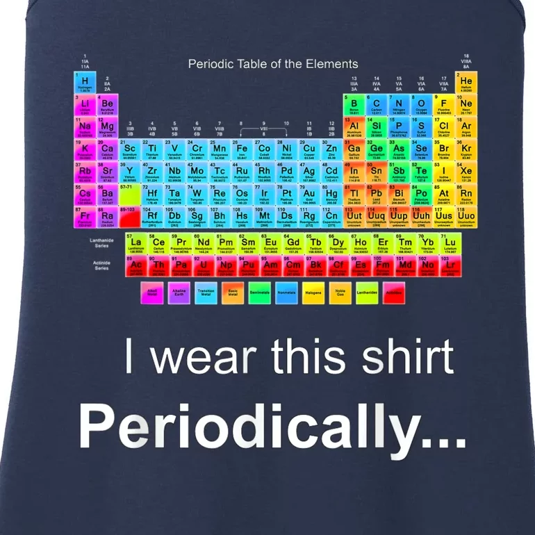 Wear This Periodically Periodic Table Of Elements Ladies Essential Tank