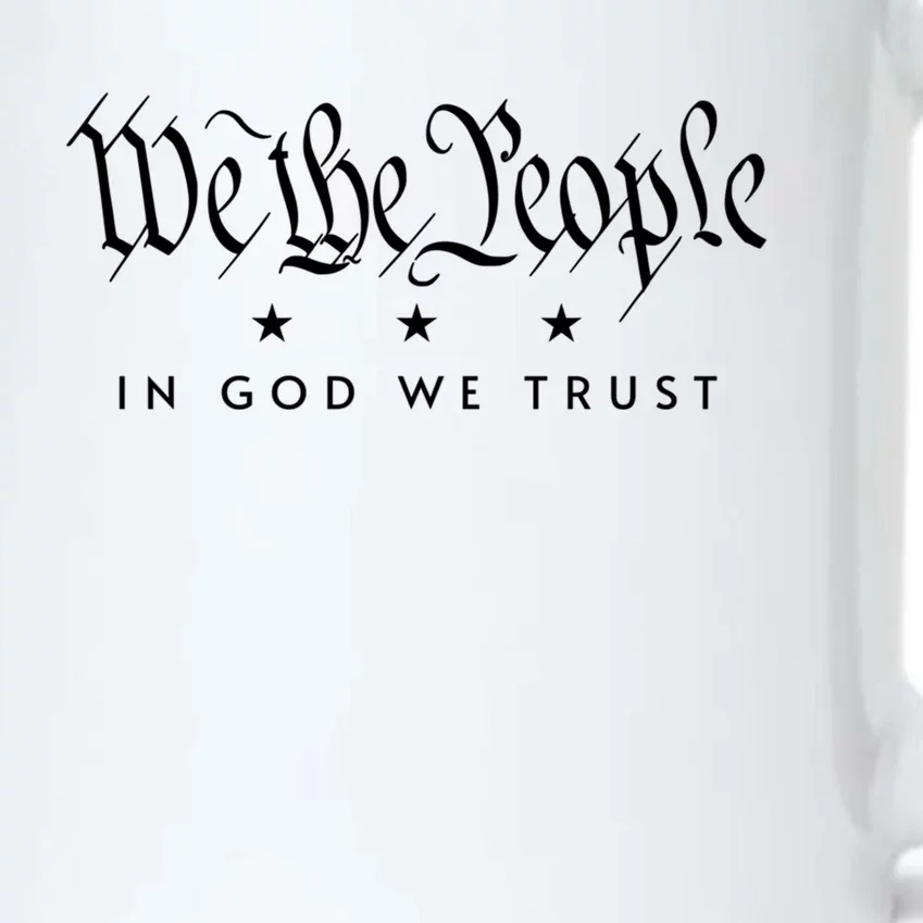 We The People In God We Trust Usa American Patriot Pride Meaningful Gift Black Color Changing Mug