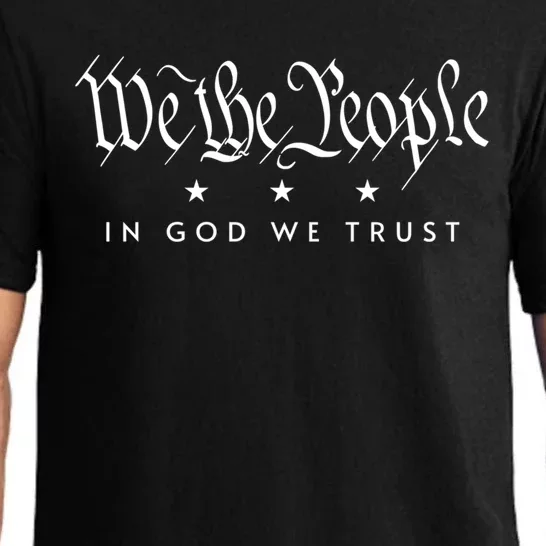 We The People In God We Trust Usa American Patriot Pride Meaningful Gift Pajama Set