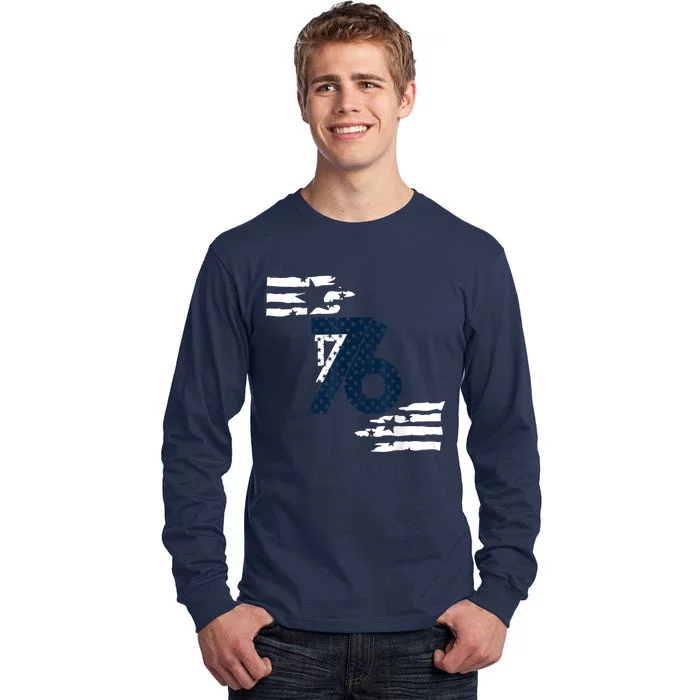 We The People 1776 American Flag Tall Long Sleeve T-Shirt