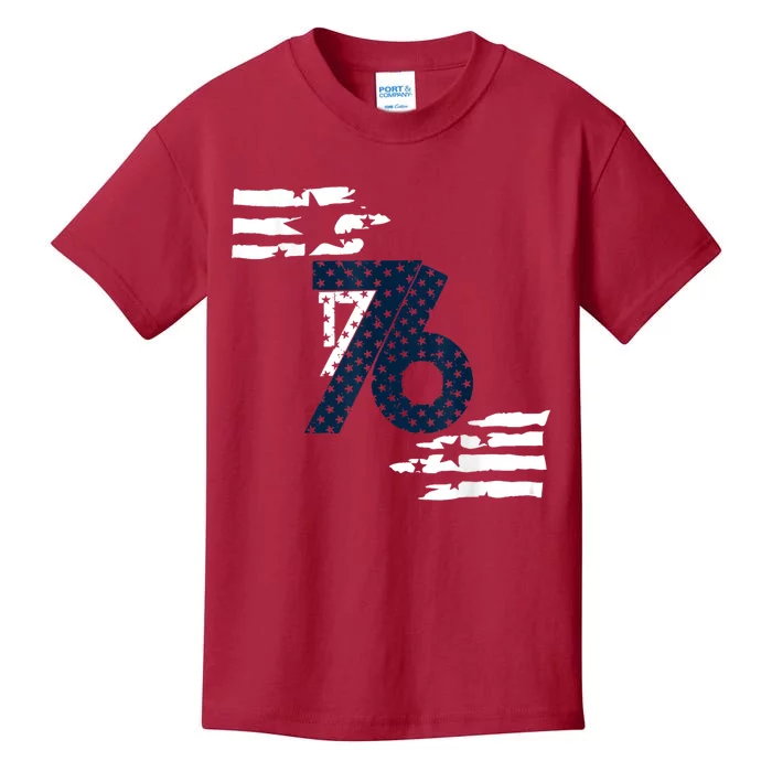 We The People 1776 American Flag Kids T-Shirt