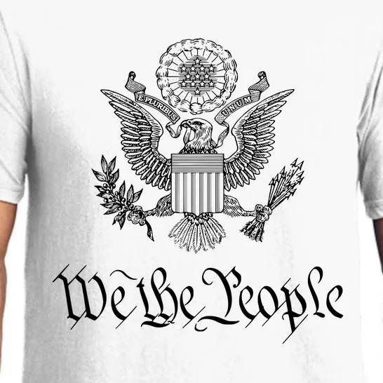 WE THE PEOPLE AMERICAN BALD EAGLE SEAL FLAG US CONSTITUTION Pajama Set