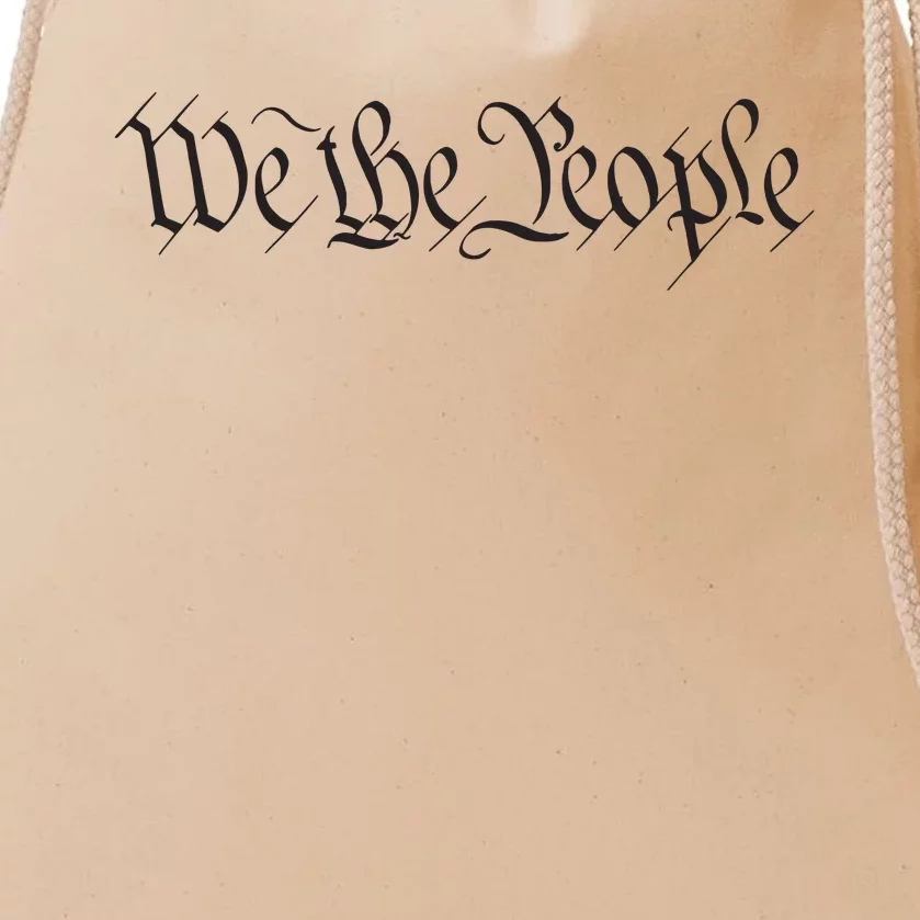 We The People Constitution Bill Of Rights American Drawstring Bag