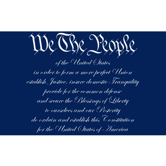 We The People Constitution American Patriot We The People Bumper Sticker