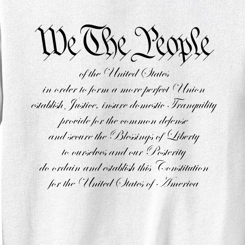 We The People Constitution American Patriot We The People Sweatshirt