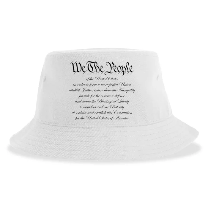 We The People Constitution American Patriot We The People Sustainable Bucket Hat