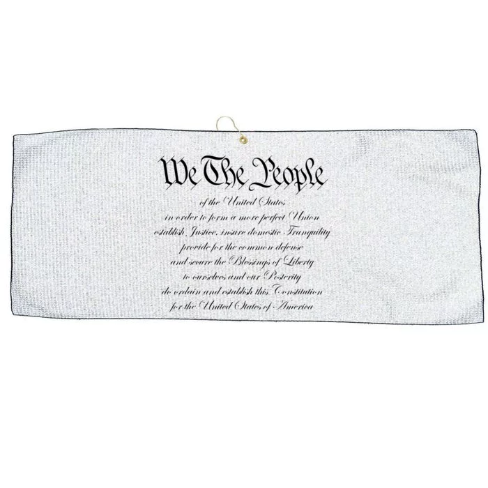 We The People Constitution American Patriot We The People Large Microfiber Waffle Golf Towel