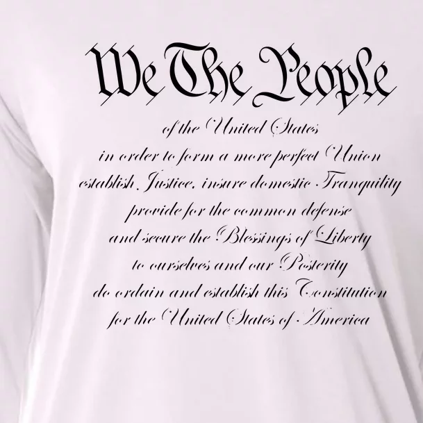 We The People Constitution American Patriot We The People Cooling Performance Long Sleeve Crew