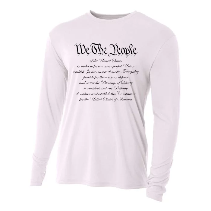 We The People Constitution American Patriot We The People Cooling Performance Long Sleeve Crew