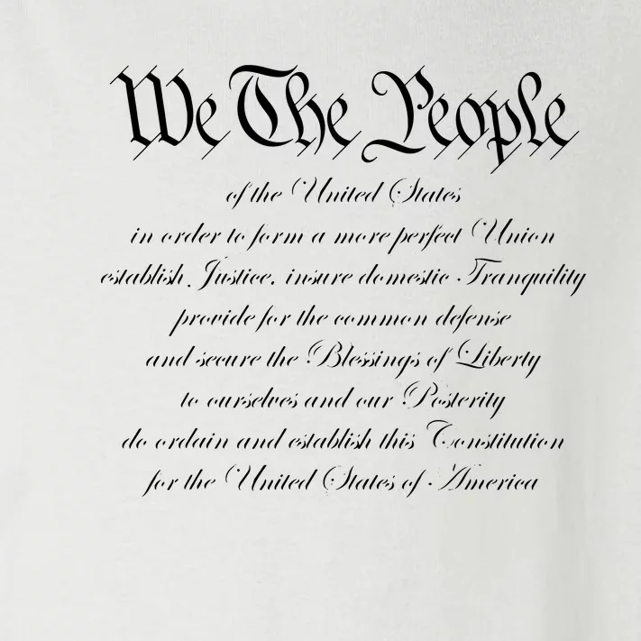 We The People Constitution American Patriot We The People Toddler Long Sleeve Shirt