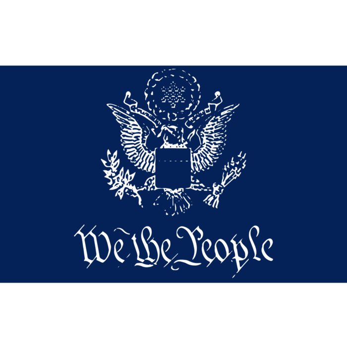 WE THE PEOPLE AMERICAN BALD EAGLE SEAL FLAG US CONSTITUTION Bumper Sticker